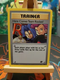 Here Comes Team Rocket Trainer 71/82 Rare - Pokemon - LP Condition - Image 1