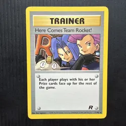Here Comes Team Rocket 71/82 LP Non-Holo Rare Team Rocket Pokemon Card TCG - Image 1