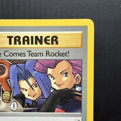 Here Comes Team Rocket 71/82 LP Non-Holo Rare Team Rocket Pokemon Card TCG - Image 3