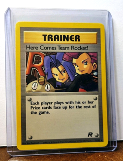 POKEMON HERE COMES TEAM ROCKET! 71/82 RARE TRAINER TEAM ROCKET LP-NM - Image 5