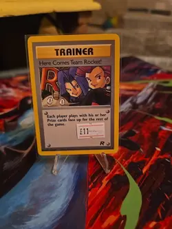 Here Comes Team Rocket! LP Team Rocket 71/82 Regular Unlimited Rare Pokemon TCG - Image 1