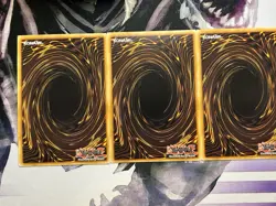 Yugioh Dark Magician The Magician Of Black Magic Ultra Rare INFO-EN006 NM (X3) - Image 4