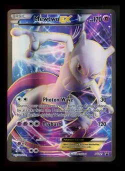 Mewtwo EX XY125 Black Star Promo 2016 Full Art Holo Pokemon Card TCG - Image 1