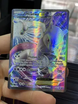 Mewtwo EX XY125 Black Star Promo 2016 Full Art Holo Pokemon Card TCG - Image 4