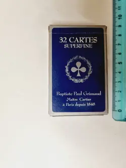 CARTE DA GIOCO SIGILLATE SUPERFINE GRIMAUD VINTAGE ORIGINAL PLAYING CARD NEW - Image 1