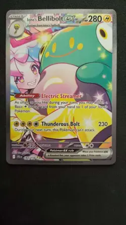 Iono's Bellibolt ex - 183/159 - SIR - Journey Together - Pokemon Card - Image 1