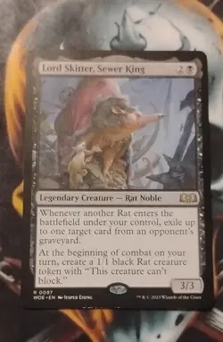 Lord Skitter, Sewer King Wilds of Eldraine Regular - Image 1