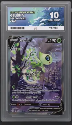 Ace 10 Celebi V 245/264 Fusion Strike - Pokemon TCG - Gem Mint - Image 1