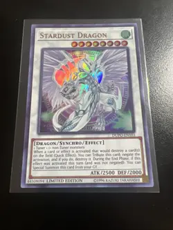 Yugioh Stardust Dragon DUPO-EN103 Ultra Rare Limited Edition NM - Image 1
