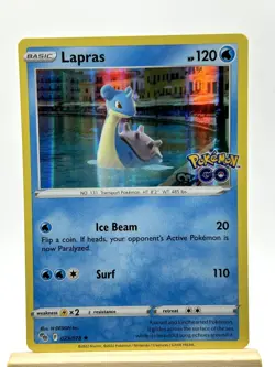 Lapras Holo Rare Pokemon GO 023/078 LP - Image 1