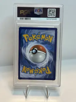 2021 POKEMON SM BLACK STAR PROMO #SM247 FULL ART/RESHIRAM & CHARIZARD GX PSA 9 - Image 2