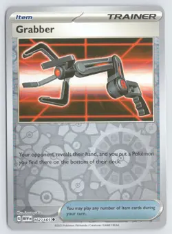 Grabber 162/165 Pokemon 151 Reverse Holo Uncommon Near Mint - Image 1