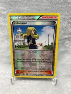 Delinquent #98/122 Pokemon Reverse Holo Uncommon Supporter NM - Image 2