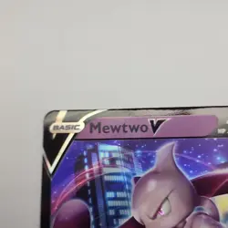 Pokemon Mewtwo V SWSH223 Sword & Shield Promo Holo 220 HP Planeta Mochizuki - Image 5