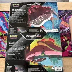 Pokemon TCG Blastoise and Venusaur VMAX Battle Box Set of 2 New and Sealed - Image 2