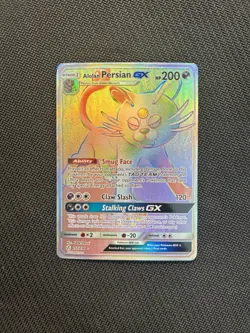 Pokemon TCG Alolan Persian GX 257/236! NM Condition! See Description! - Image 1