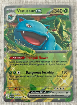 Venusaur ex - 3/165 Scarlet & Violet 151 - Pokemon TCG - 2023 - Image 1