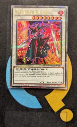 RA04-EN161 Crimson Blader Quarter Century Secret Rare 1st Ed YuGiOh - Image 1