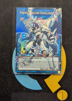 RA05-EN146 Firewall Dragon Singularity Extended Art Ultra Rare YuGiOh - Image 1