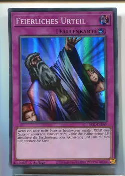 Yu-Gi-Oh! Feierliches Urteil Super Rare SESL-DE045 - Image 1