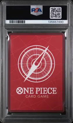 2025 ONE PIECE PROMOS DODGERS X ONE PIECE NIGHT #010 MONKEY D. LUFFY PSA 8 - Image 2