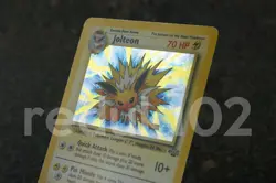 Jolteon 4/64 1999 Rare Holo Jungle Set Pokemon Card WOTC 4 / 64 GOOD - Image 4