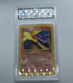 Moltres Promo - Pokemon Card - Wizards Black Star - Graded 9 by Majesty MGC - Image 3