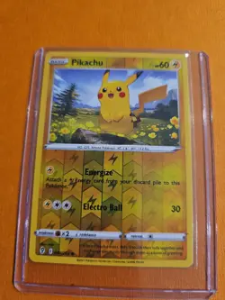 Pokemon Card Pikachu 049/203 Reverse Holo Evolving Skies - Image 1