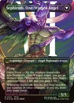 Sephiroth, Fabled SOLDIER (Surge Foil) – NM – MTG Final Fantasy – FIN #527 - Image 2