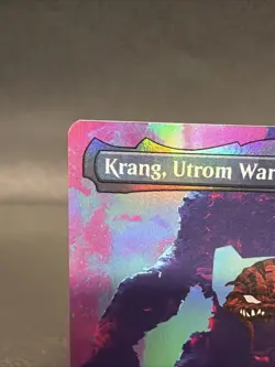 Krang, Utrom Warlord Foil (Borderless) M Teenage Mutant Ninja Turtles 221 NM - Image 2