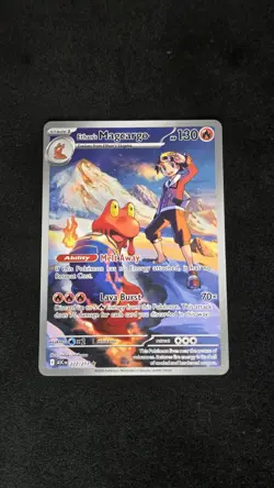 Pokemon TCG Ethan's Magcargo 222/217 Ascended Heroes Full Art Rare Holo Eng - Image 1