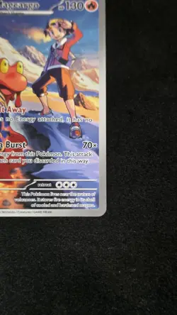 Pokemon TCG Ethan's Magcargo 222/217 Ascended Heroes Full Art Rare Holo Eng - Image 3
