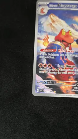 Pokemon TCG Ethan's Magcargo 222/217 Ascended Heroes Full Art Rare Holo Eng - Image 4