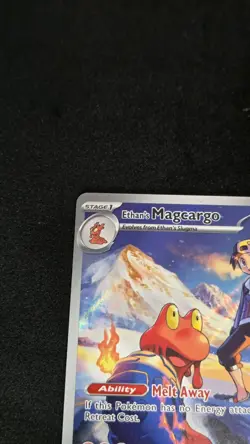 Pokemon TCG Ethan's Magcargo 222/217 Ascended Heroes Full Art Rare Holo Eng - Image 5