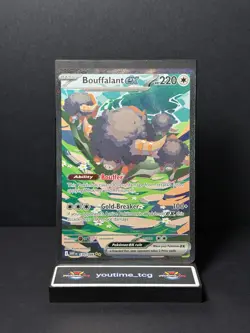 Pokemon White Flare Special Illustration Rare Bouffalant ex #170 - Image 1