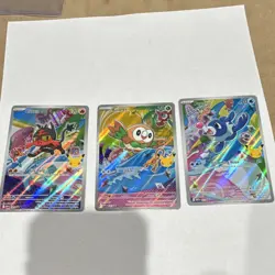 2026 Pokemon TCG Series 1 First Partner Illustration Collection Alola Starters - Image 1