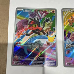 2026 Pokemon TCG Series 1 First Partner Illustration Collection Alola Starters - Image 2