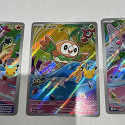 2026 Pokemon TCG Series 1 First Partner Illustration Collection Alola Starters - Image 3