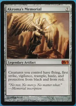 Akroma's Memorial Magic 2013 / M13 NM Mythic Rare MTG CARD (ID# 514161) ABUGames - Image 1