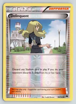 Delinquent 98/122 Reverse Holo XY - BREAKpoint Pokemon Card TCG - Image 1