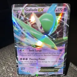 Gallade EX 99/108 Holo Full Art Ultra Rare XY Roaring Skies Pokemon Card LP - Image 1