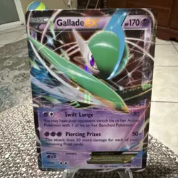 Gallade EX 99/108 Holo Full Art Ultra Rare XY Roaring Skies Pokemon Card LP - Image 2