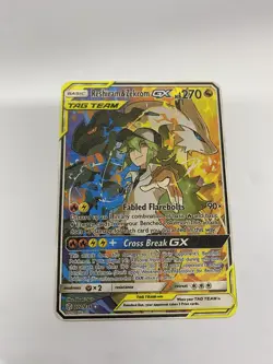 Reshiram&Zekrom GX Gold Metal Pokemon Card-Collectible Gift Display！ gg - Image 5