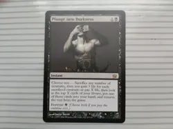 Magic: the Gathering Cards - Fifth Dawn ~ Rare ~ PLUNGE INTO DARKNESS - Image 1