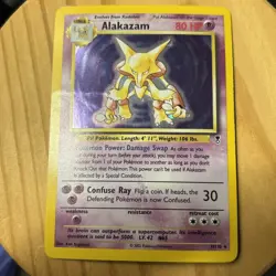 Alakazam 1/110 Legendary Collection Holo Rare Pokemon TCG Heavy Play - Image 1