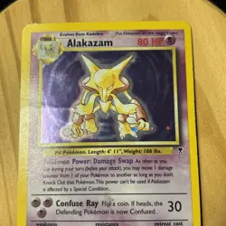 Alakazam 1/110 Legendary Collection Holo Rare Pokemon TCG Heavy Play - Image 2