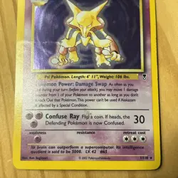Alakazam 1/110 Legendary Collection Holo Rare Pokemon TCG Heavy Play - Image 3