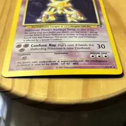 Alakazam 1/110 Legendary Collection Holo Rare Pokemon TCG Heavy Play - Image 4