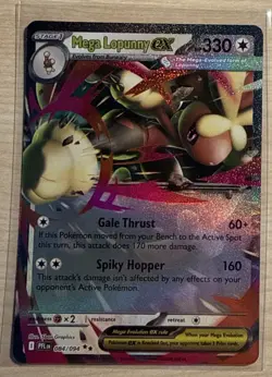 Pokemon TCG Mega Lopunny EX Phantasmal Flames 084/094 Double Rare - Image 1