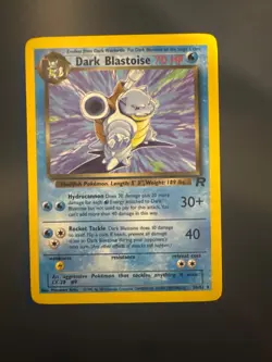 Dark Blastoise Pokemon Team Rocket #20 2000 - Image 1